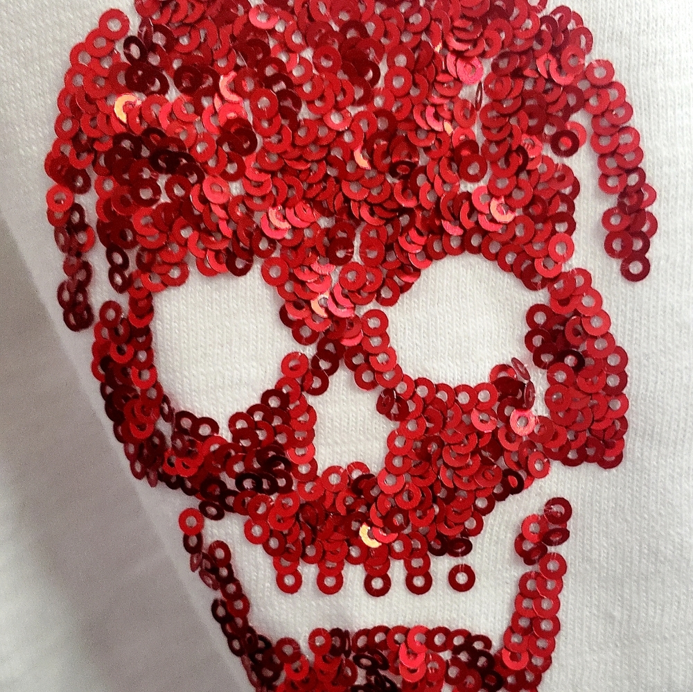 XL Patriotic Stars/Skull/Bolts In Red White &Blue
